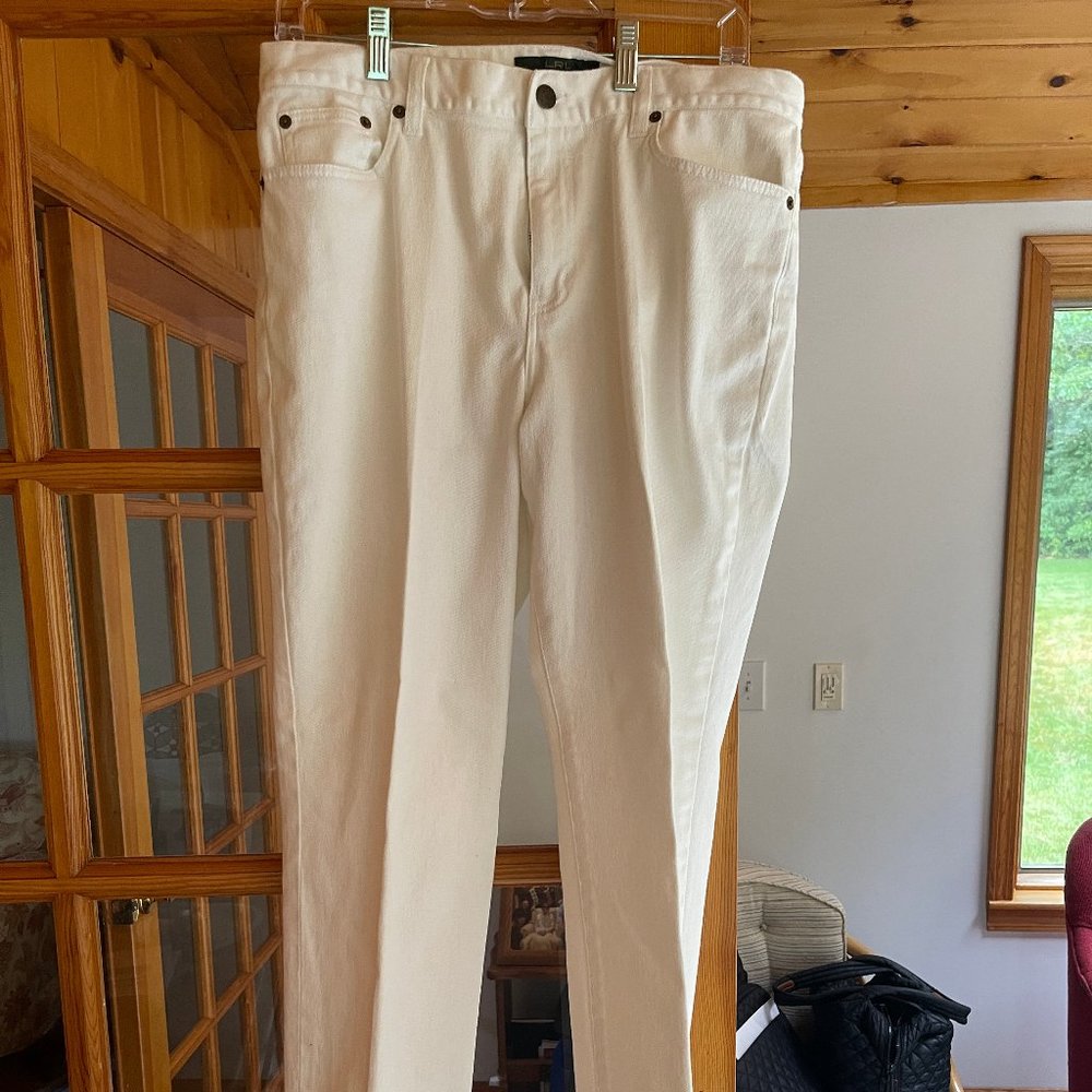 Ralph Lauren White Jeans